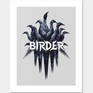 Birder - bird watcher graphic Posters and Art